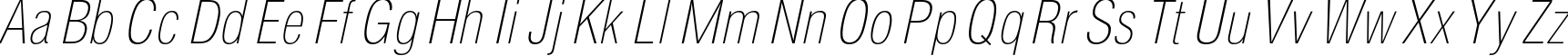 Пример написания английского алфавита шрифтом HeliosCondThin Italic Пример написания английского алфавита шрифтом HeliosCondThin Italic