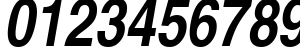 Пример написания цифр шрифтом Helvetica Narrow Bold Oblique Пример написания цифр шрифтом Helvetica Narrow Bold Oblique