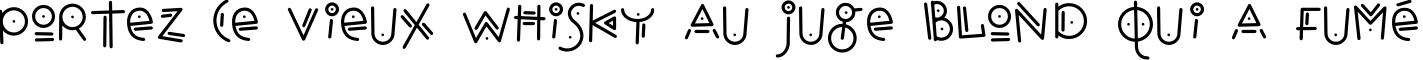 Пример написания шрифтом Hopscotch текста на французском Пример написания шрифтом Hopscotch текста на французском