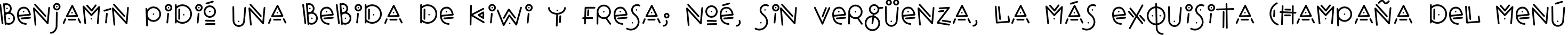 Пример написания шрифтом Hopscotch текста на испанском Пример написания шрифтом Hopscotch текста на испанском