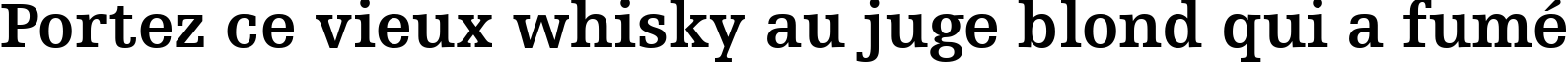 Пример написания шрифтом Humanist Slabserif 712 Bold BT текста на французском