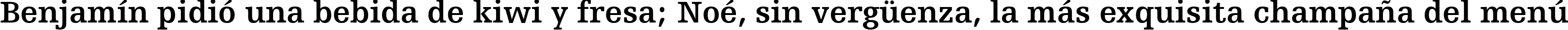 Пример написания шрифтом Humanist Slabserif 712 Bold BT текста на испанском