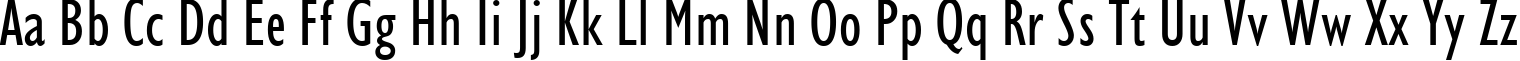 Пример написания английского алфавита шрифтом Humanist 521 Condensed BT Пример написания английского алфавита шрифтом Humanist 521 Condensed BT