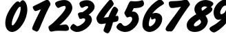 Пример написания цифр шрифтом InformC Bold Пример написания цифр шрифтом InformC Bold