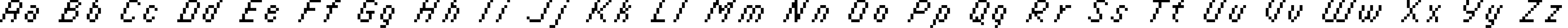 Пример написания английского алфавита шрифтом italic 08_56