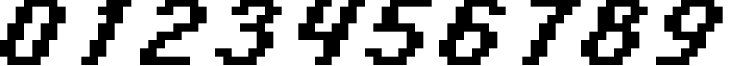 Пример написания цифр шрифтом italic 08_66