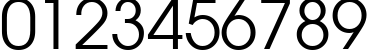 Пример написания цифр шрифтом ITC Avant Garde Gothic Book Пример написания цифр шрифтом ITC Avant Garde Gothic Book