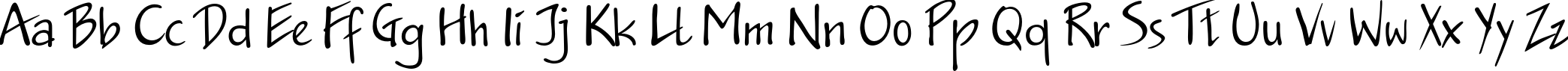Пример написания английского алфавита шрифтом Jakob Пример написания английского алфавита шрифтом Jakob