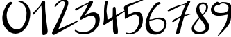 Пример написания цифр шрифтом Jakob Пример написания цифр шрифтом Jakob