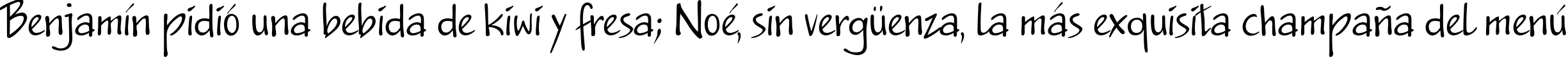 Пример написания шрифтом Jakob текста на испанском Пример написания шрифтом Jakob текста на испанском