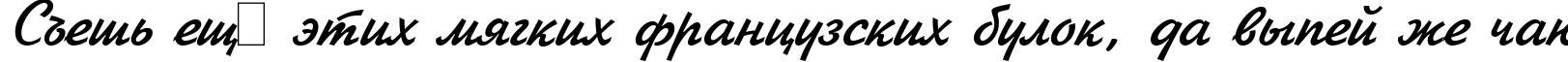 Пример написания шрифтом Jikharev Bold Italic:001.017 текста на русском