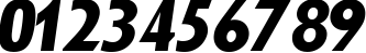 Пример написания цифр шрифтом Journal SansSerif Bold Italic:001.001