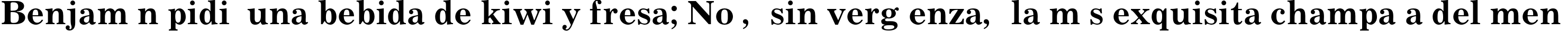 Пример написания шрифтом JournalC Bold текста на испанском Пример написания шрифтом JournalC Bold текста на испанском