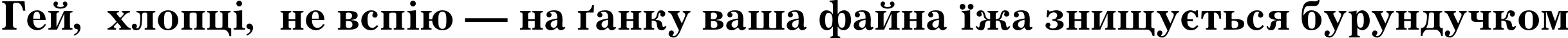 Пример написания шрифтом JournalC Bold текста на украинском Пример написания шрифтом JournalC Bold текста на украинском