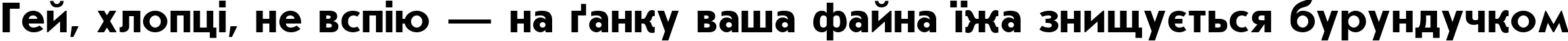 Пример написания шрифтом JournalSans Bold Cyrillic текста на украинском