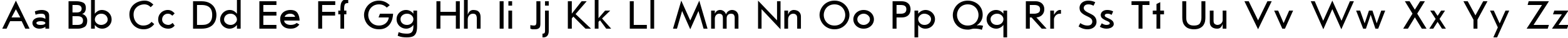 Пример написания английского алфавита шрифтом JournalSans Cyrillic