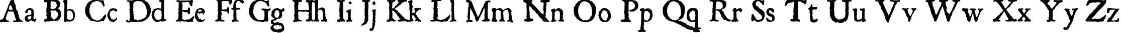 Пример написания английского алфавита шрифтом JSL Ancient Пример написания английского алфавита шрифтом JSL Ancient
