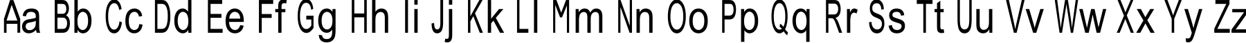 Пример написания английского алфавита шрифтом JuliaSoft Special Font N