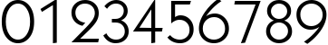 Пример написания цифр шрифтом KabelCTT Book Пример написания цифр шрифтом KabelCTT Book