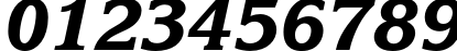 Пример написания цифр шрифтом KorinnaBlackC Italic Пример написания цифр шрифтом KorinnaBlackC Italic