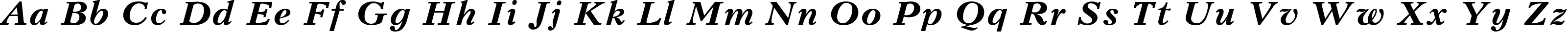 Пример написания английского алфавита шрифтом Kudrashov Bold Italic:001.001