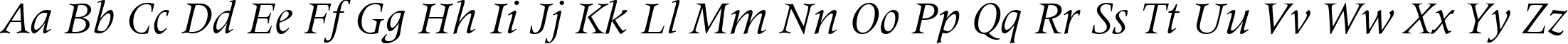 Пример написания английского алфавита шрифтом Latin 725 Italic BT Пример написания английского алфавита шрифтом Latin 725 Italic BT