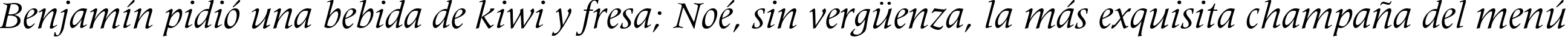 Пример написания шрифтом Latin 725 Italic BT текста на испанском Пример написания шрифтом Latin 725 Italic BT текста на испанском