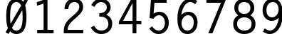 Пример написания цифр шрифтом Letter Gothic MT Bold Пример написания цифр шрифтом Letter Gothic MT Bold