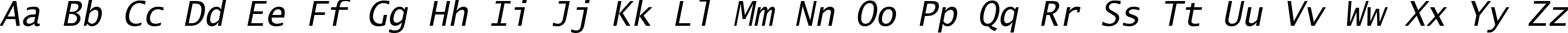 Пример написания английского алфавита шрифтом Lucida Sans Typewriter Oblique Пример написания английского алфавита шрифтом Lucida Sans Typewriter Oblique