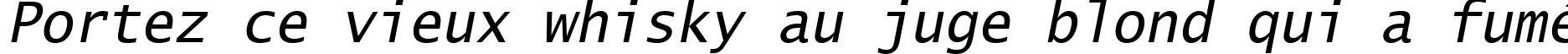 Пример написания шрифтом Lucida Sans Typewriter Oblique текста на французском Пример написания шрифтом Lucida Sans Typewriter Oblique текста на французском