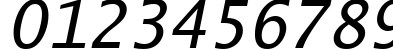 Пример написания цифр шрифтом Lucida Sans Typewriter Oblique Пример написания цифр шрифтом Lucida Sans Typewriter Oblique