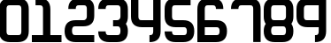 Пример написания цифр шрифтом Macaroni Пример написания цифр шрифтом Macaroni
