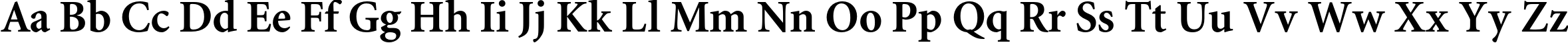 Пример написания английского алфавита шрифтом Miniature Bold Пример написания английского алфавита шрифтом Miniature Bold