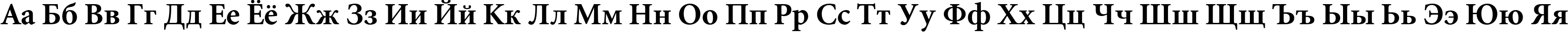 Пример написания русского алфавита шрифтом Miniature Bold Пример написания русского алфавита шрифтом Miniature Bold