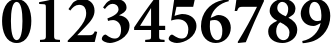 Пример написания цифр шрифтом Miniature Bold Пример написания цифр шрифтом Miniature Bold