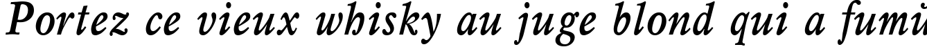 Пример написания шрифтом Mysl Narrow Bold Italic:001.001 текста на французском