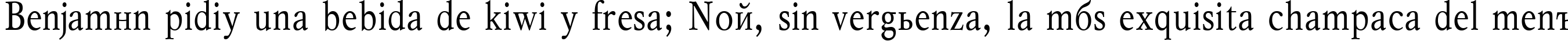 Пример написания шрифтом Mysl Narrow Plain:001.001 текста на испанском Пример написания шрифтом Mysl Narrow Plain:001.001 текста на испанском