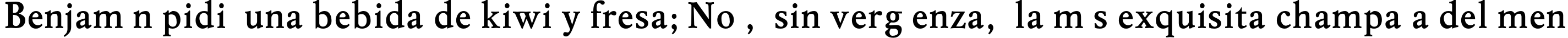Пример написания шрифтом MyslC Bold текста на испанском Пример написания шрифтом MyslC Bold текста на испанском