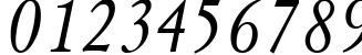 Пример написания цифр шрифтом MyslNarrowCTT Italic Пример написания цифр шрифтом MyslNarrowCTT Italic