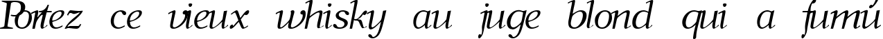 Пример написания шрифтом NewJournal Cyrillic Italic текста на французском Пример написания шрифтом NewJournal Cyrillic Italic текста на французском
