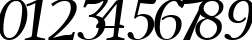 Пример написания цифр шрифтом NewJournal Cyrillic Italic Пример написания цифр шрифтом NewJournal Cyrillic Italic