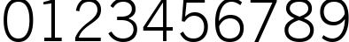 Пример написания цифр шрифтом News Gothic Light BT Пример написания цифр шрифтом News Gothic Light BT