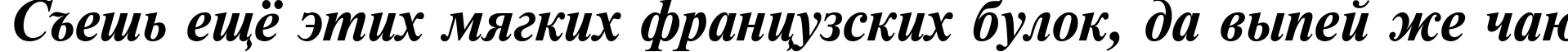 Пример написания шрифтом Newton Bold Italic текста на русском