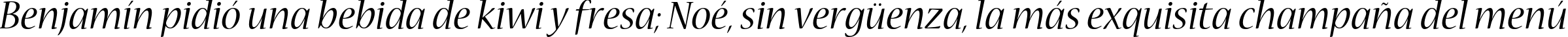 Пример написания шрифтом Nueva Std Italic текста на испанском Пример написания шрифтом Nueva Std Italic текста на испанском