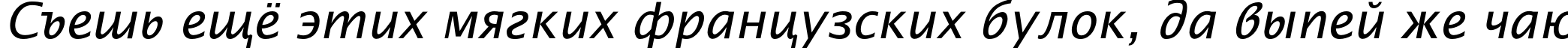 Пример написания шрифтом OfficeTypeSans Italic текста на русском Пример написания шрифтом OfficeTypeSans Italic текста на русском