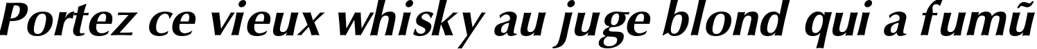 Пример написания шрифтом Opium-Bold-Italic текста на французском