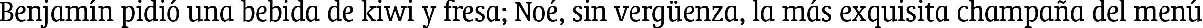 Пример написания шрифтом Oranda Condensed BT текста на испанском Пример написания шрифтом Oranda Condensed BT текста на испанском