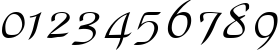Пример написания цифр шрифтом ParkAvenue Пример написания цифр шрифтом ParkAvenue