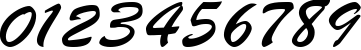 Пример написания цифр шрифтом Parsek Cyrillic Пример написания цифр шрифтом Parsek Cyrillic
