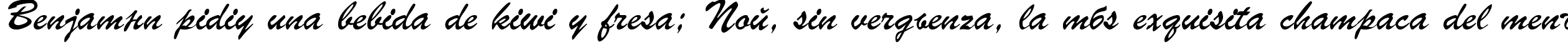 Пример написания шрифтом Parsek Cyrillic текста на испанском Пример написания шрифтом Parsek Cyrillic текста на испанском